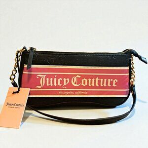 The Juicy Couture Fashionista Shoulder Bag Black/Pink NWT